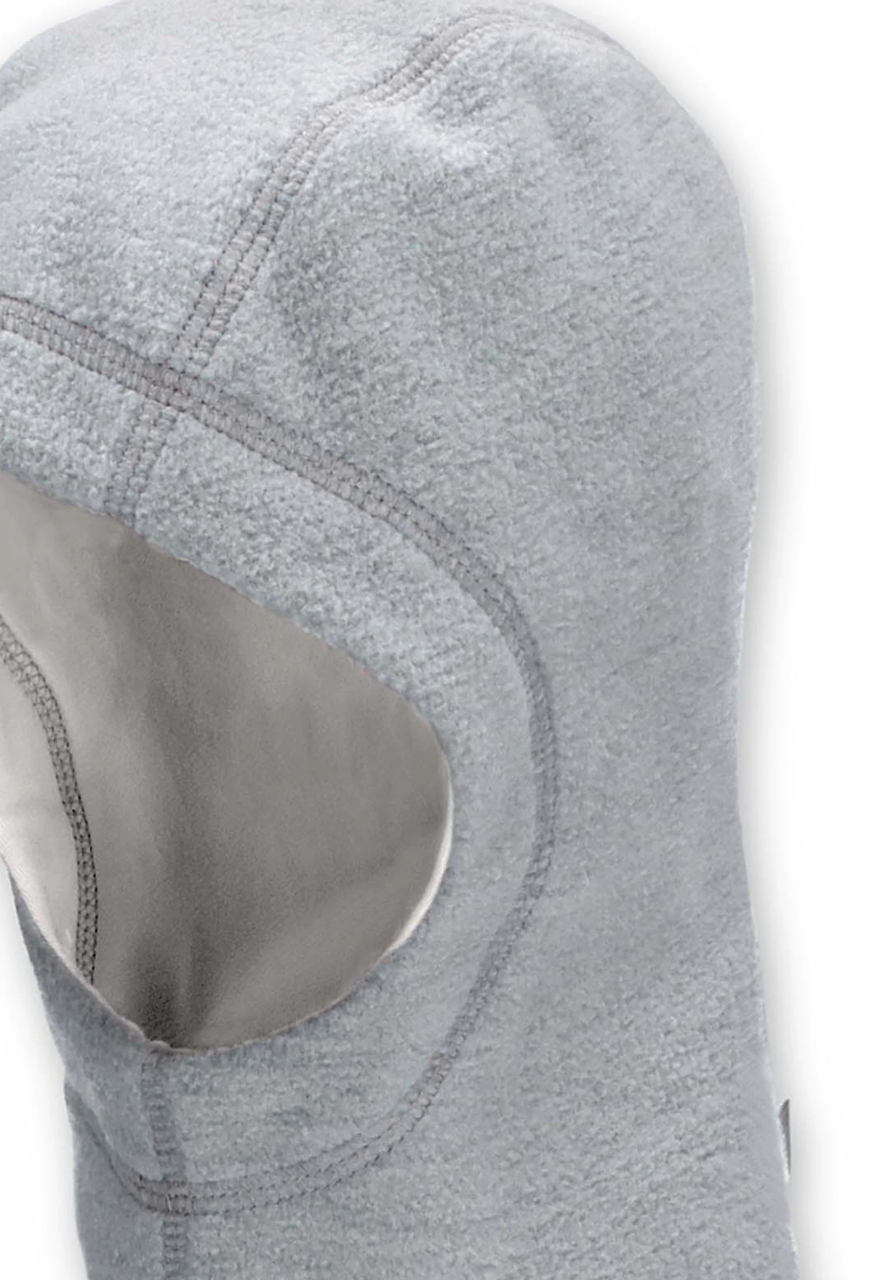 Schalmütze aus Microfleece melange (recycelt)