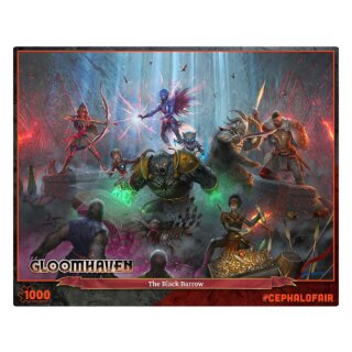 Gloomhaven Puzzle - The Black Barrow (1000 Teile)