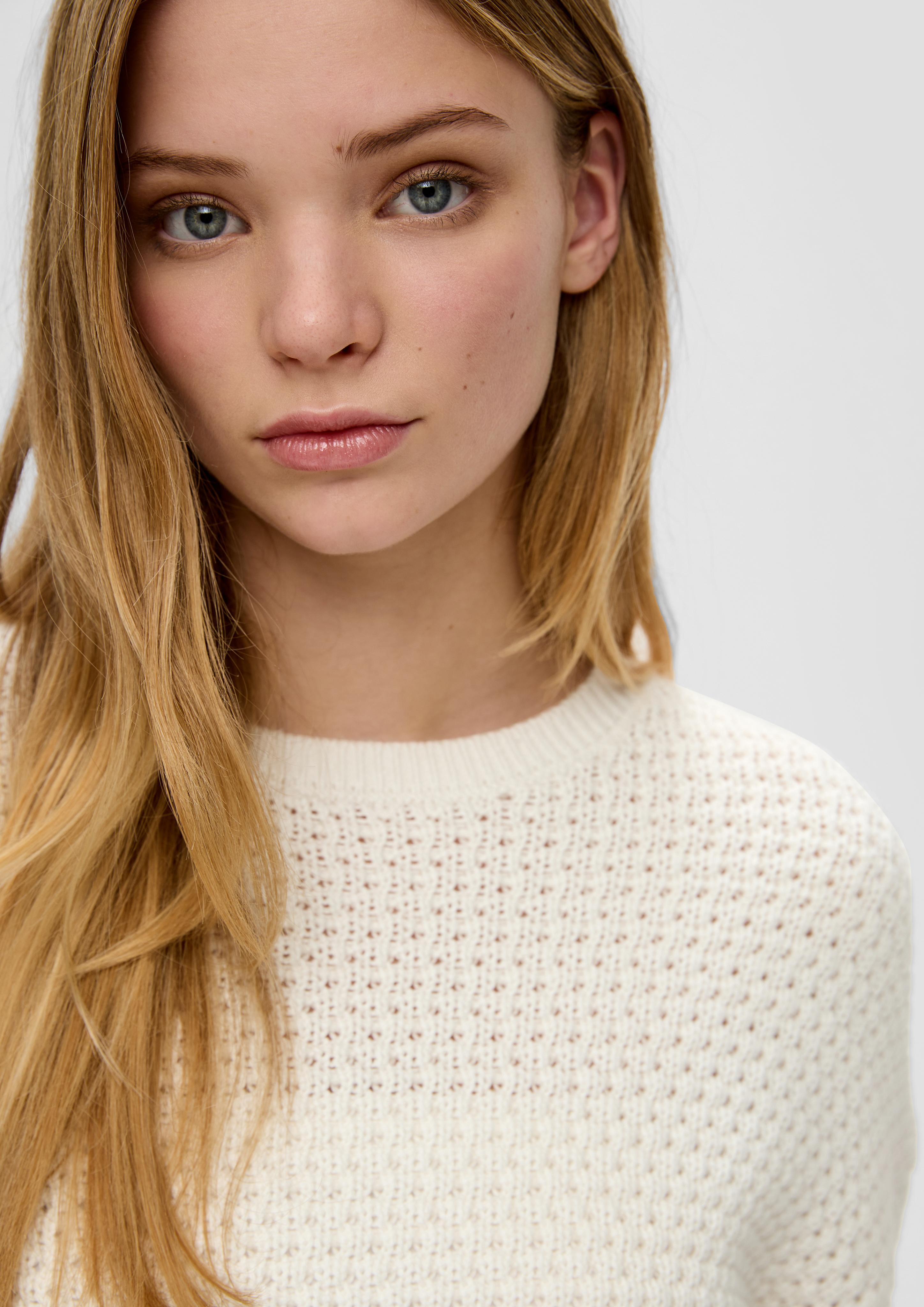 Pullover mit Strickmuster  2138022-0200