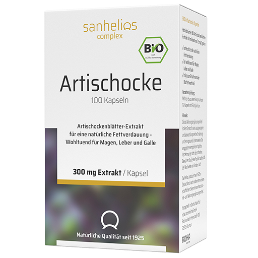 SANHELIOS Bio Artischocke Kapseln  100 St  Kapseln