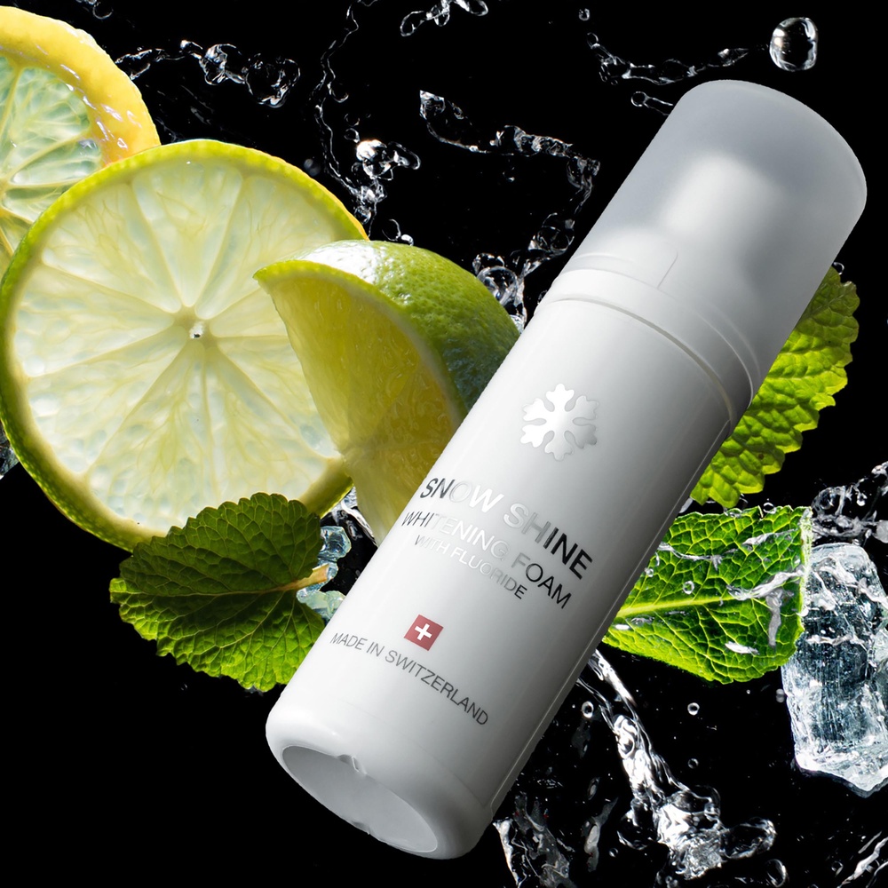 snow pearl SNOW SHINE Dentifrice Mousse Blanchissante fluor