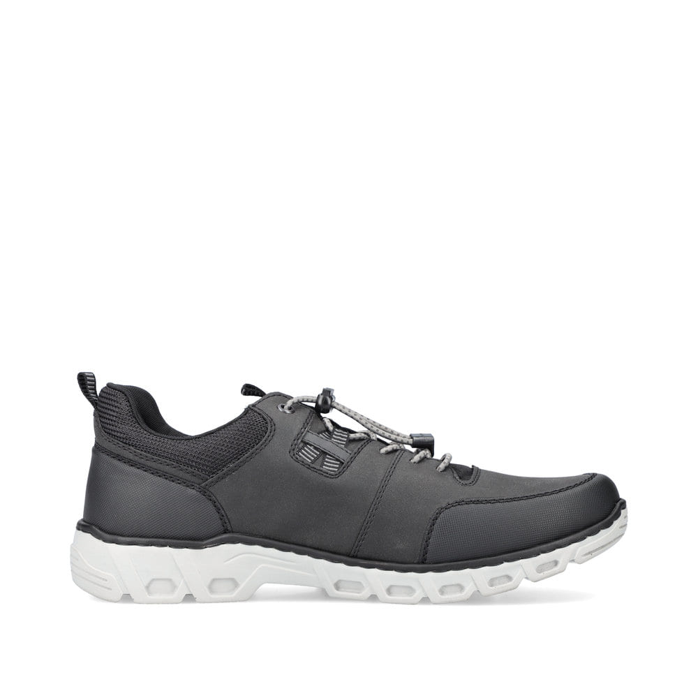 Rieker Herren Slipper tiefschwarz