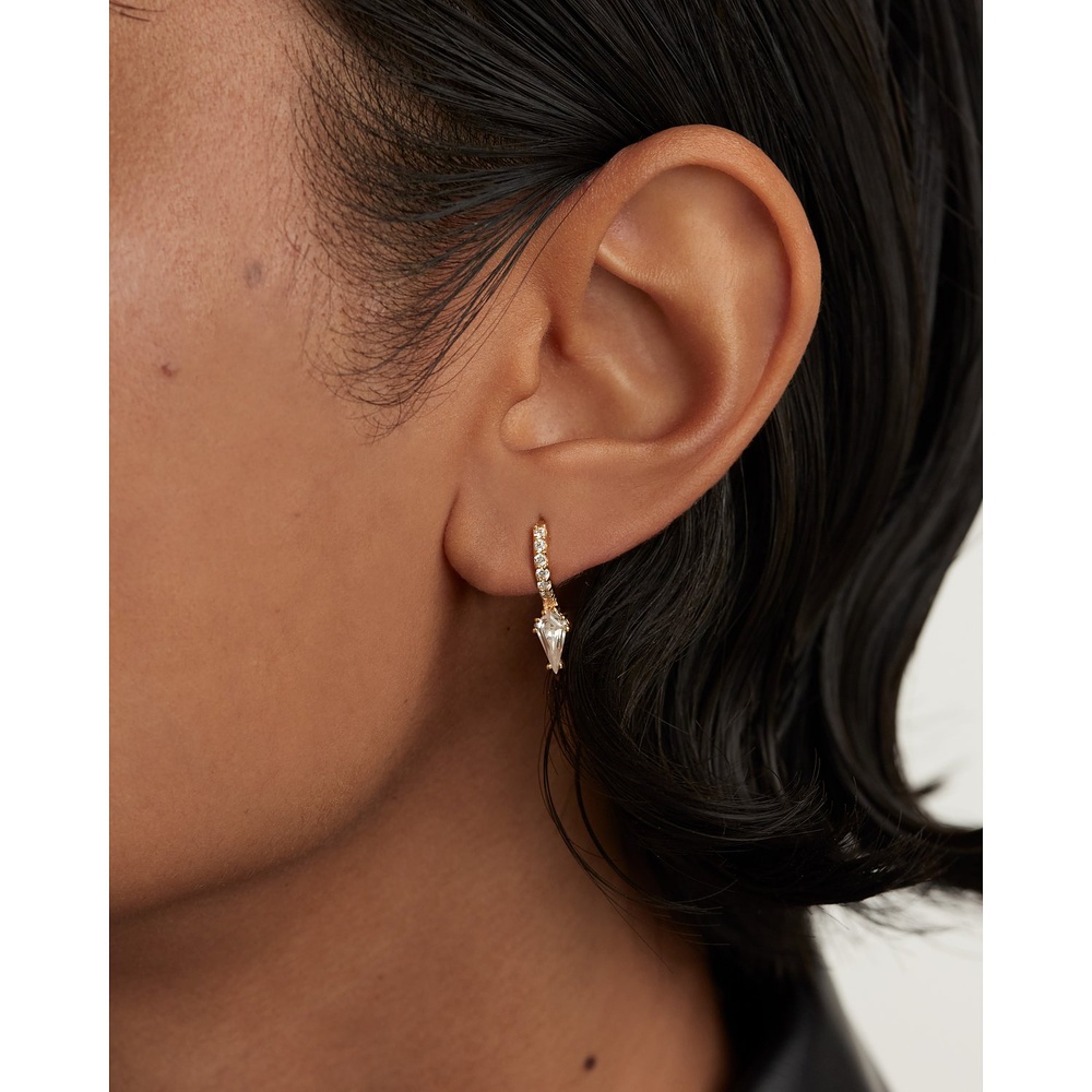 P D Paola Boucle d'oreille unique 925 Argent Boucles d'oreilles