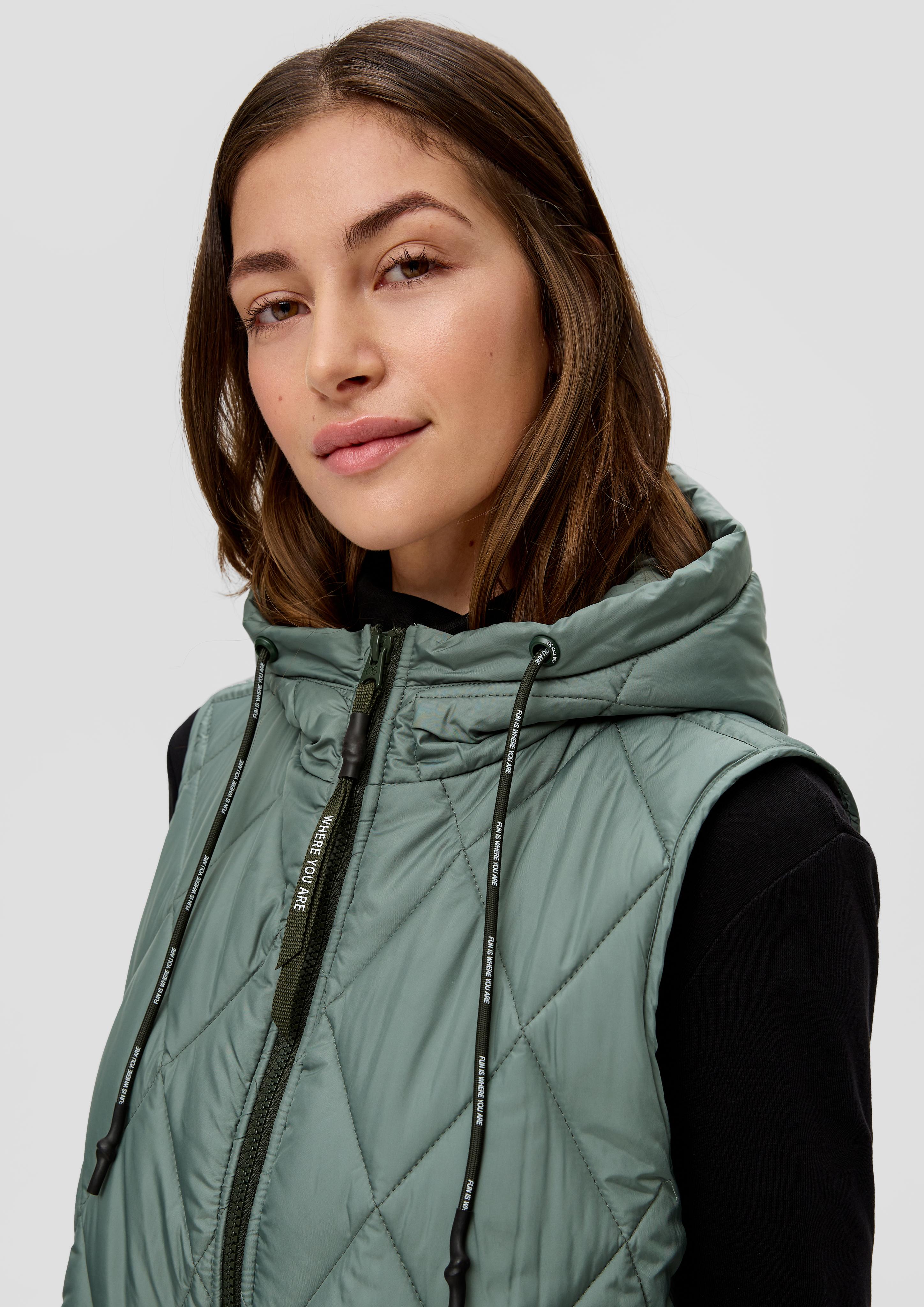 Leichte Steppjacke mit Kapuze  2140310-7816