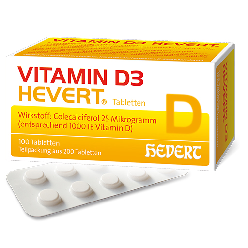 VITAMIN D3 HEVERT Tabletten  200 St  Tabletten