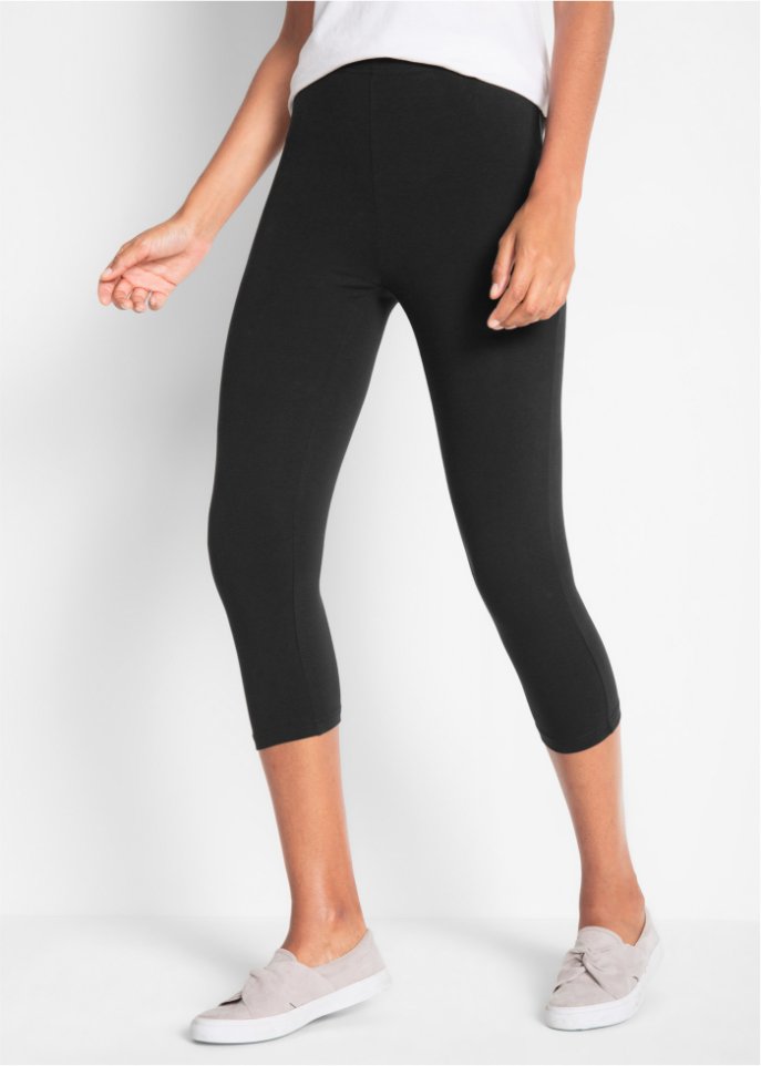 Stretch-Capri-Leggings (2er Pack)