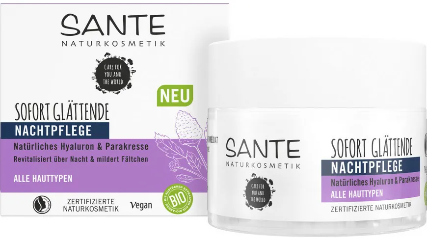 SANTE Nachtpflege sofort glättend 50 ml
