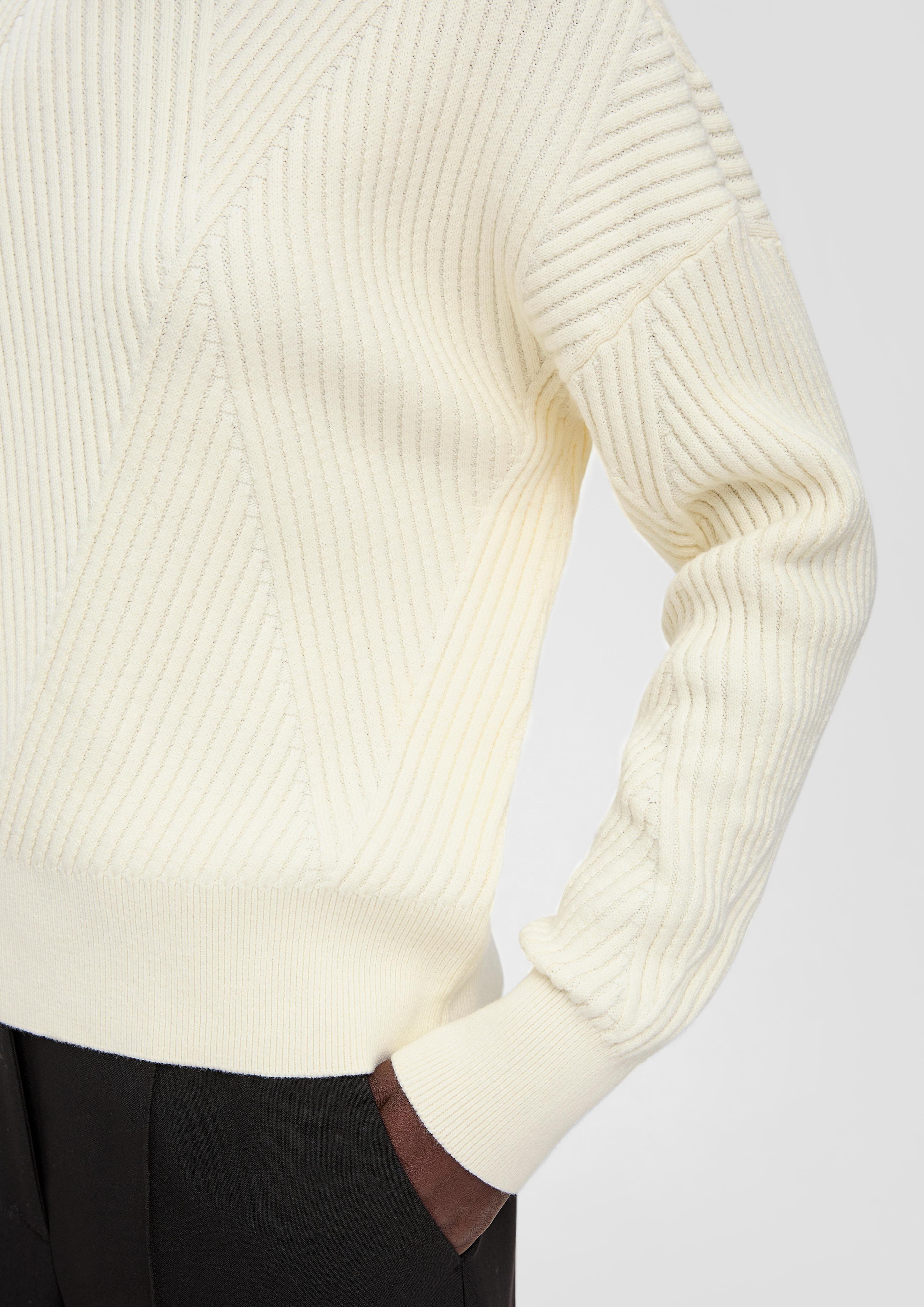 Strickpullover mit Strukturmuster  2134463-0700