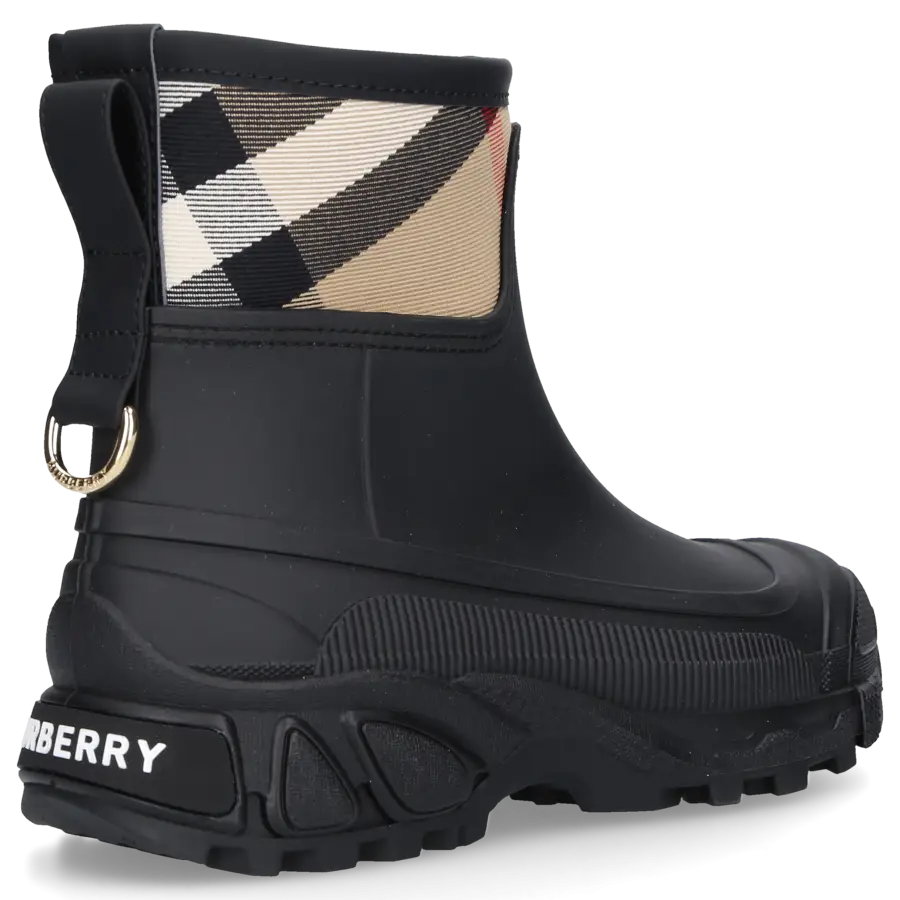 Burberry - Gummistiefel ANKLE BOOT RAIN Gummi - schwarz