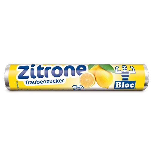 BLOC Traubenzucker Rolle Zitrone  1 St