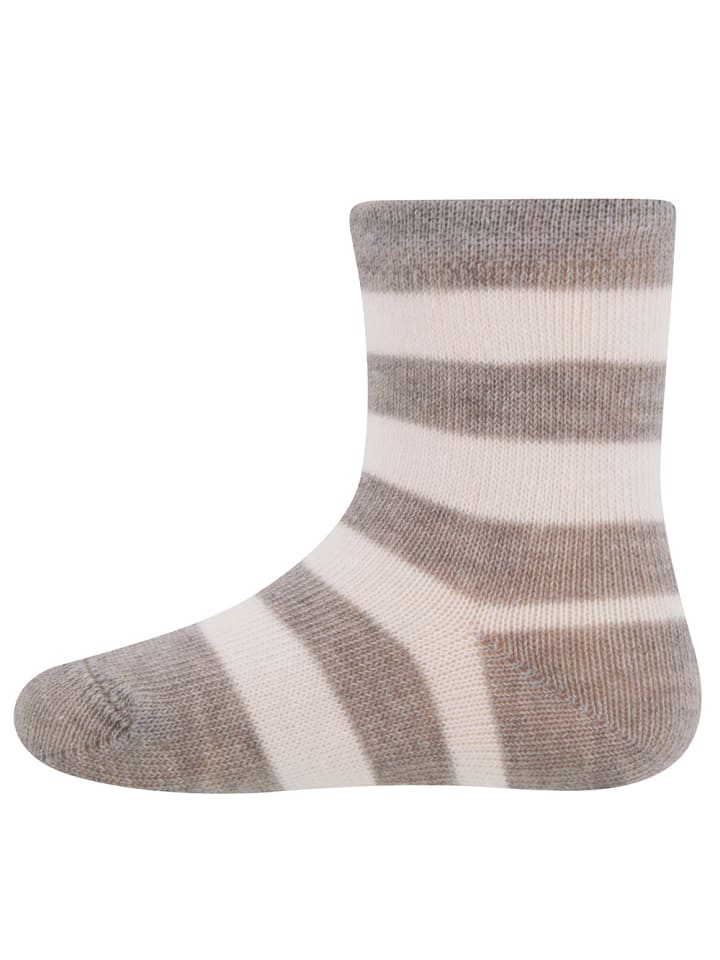 ewers 2er-Set Socken 3er Pack Dino/Ringel in latte-schattenspiel-dunkel bei günstig kaufen