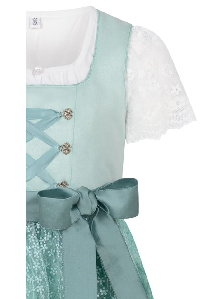 Nübler Kinderdirndl Gundi in Aqua günstig kaufen