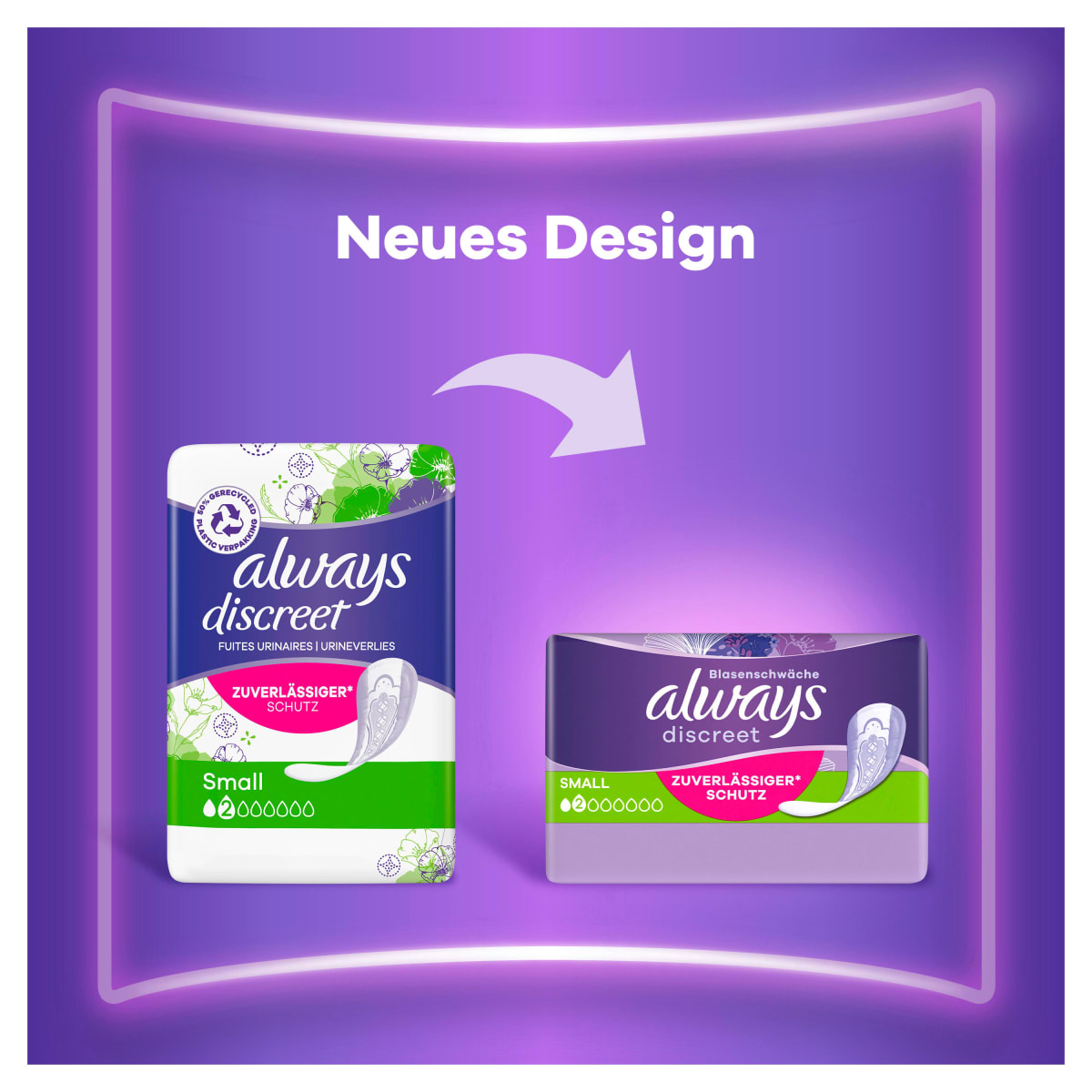 discreet Einlagen Inkontinenz Small Plus, 16 St