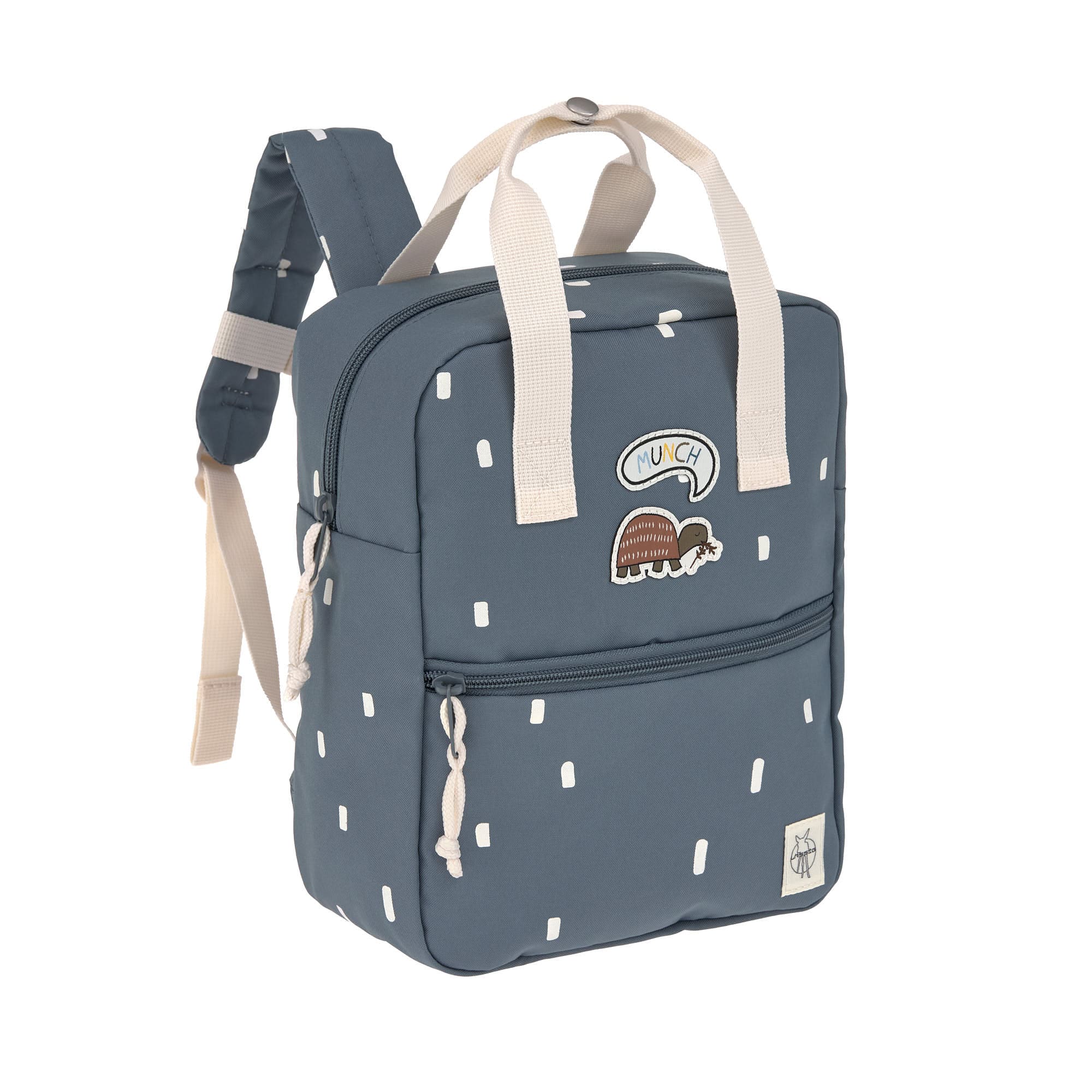 Kindergartenrucksack Square - Happy Prints, Dunkelblau