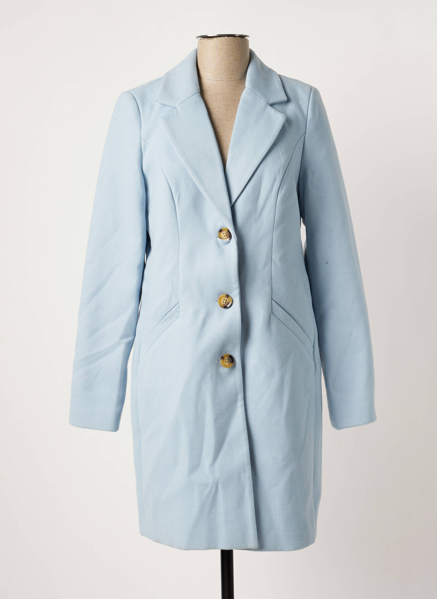 Vero Moda Manteaux Longs Femme couleur bleu