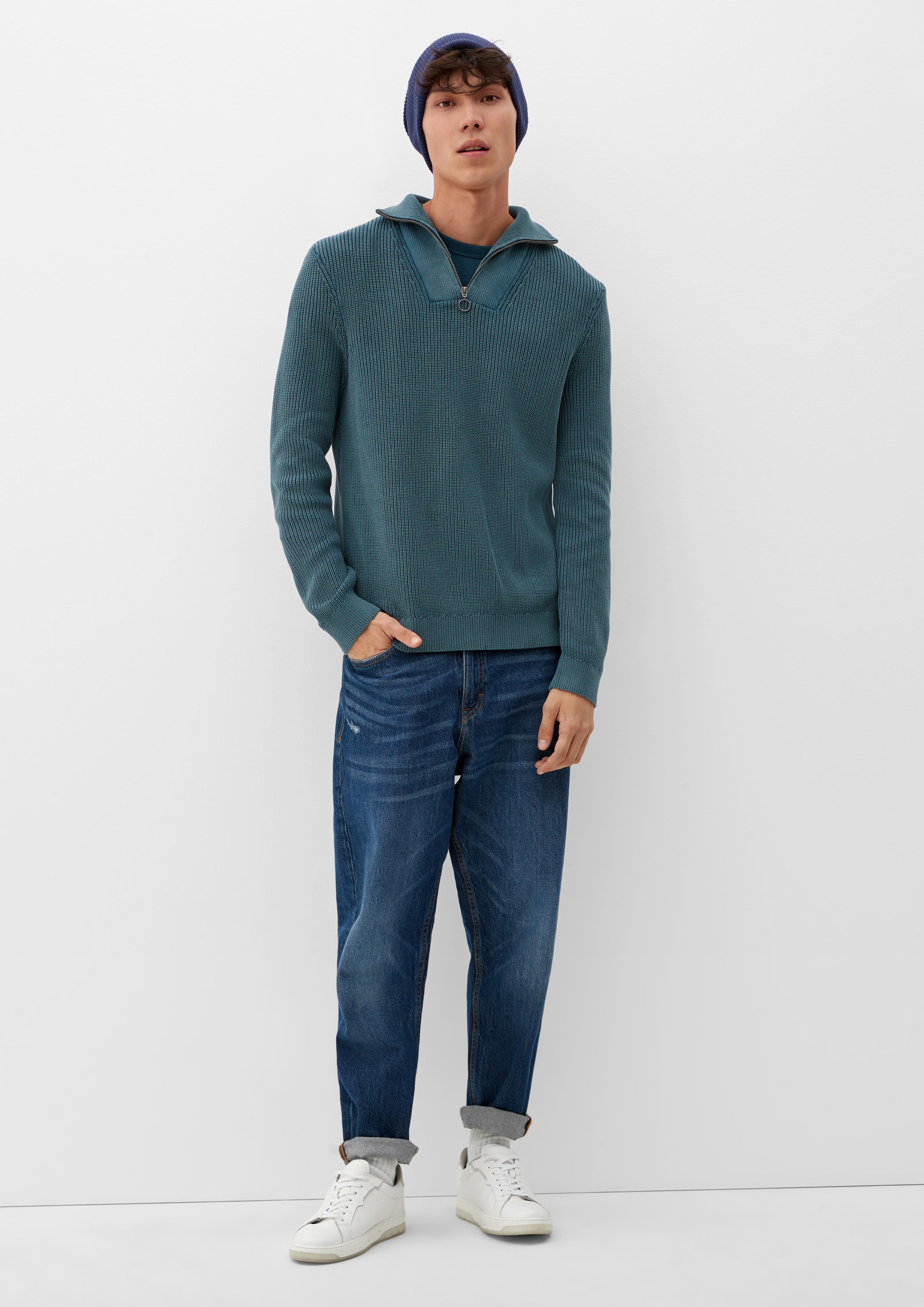 Pullover mit Troyer-Kragen  2118699-6985