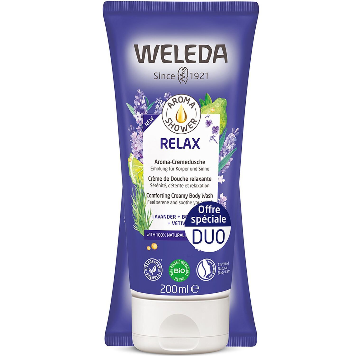 Weleda Relax Lot Crème Douche 2 x 200 ml