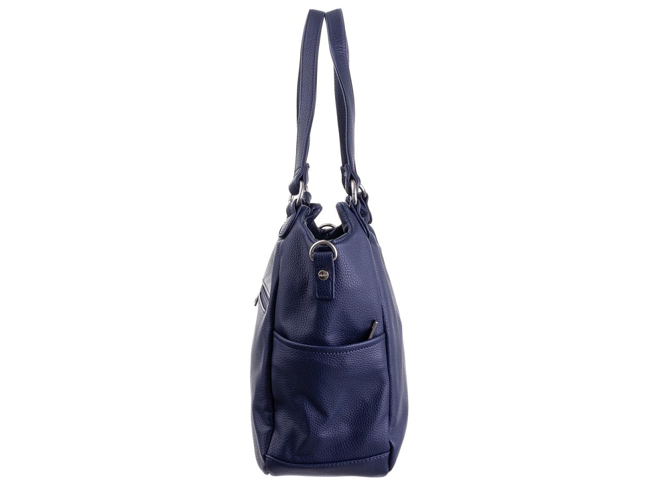 FRANKY Handtaschen blau PU genarbt