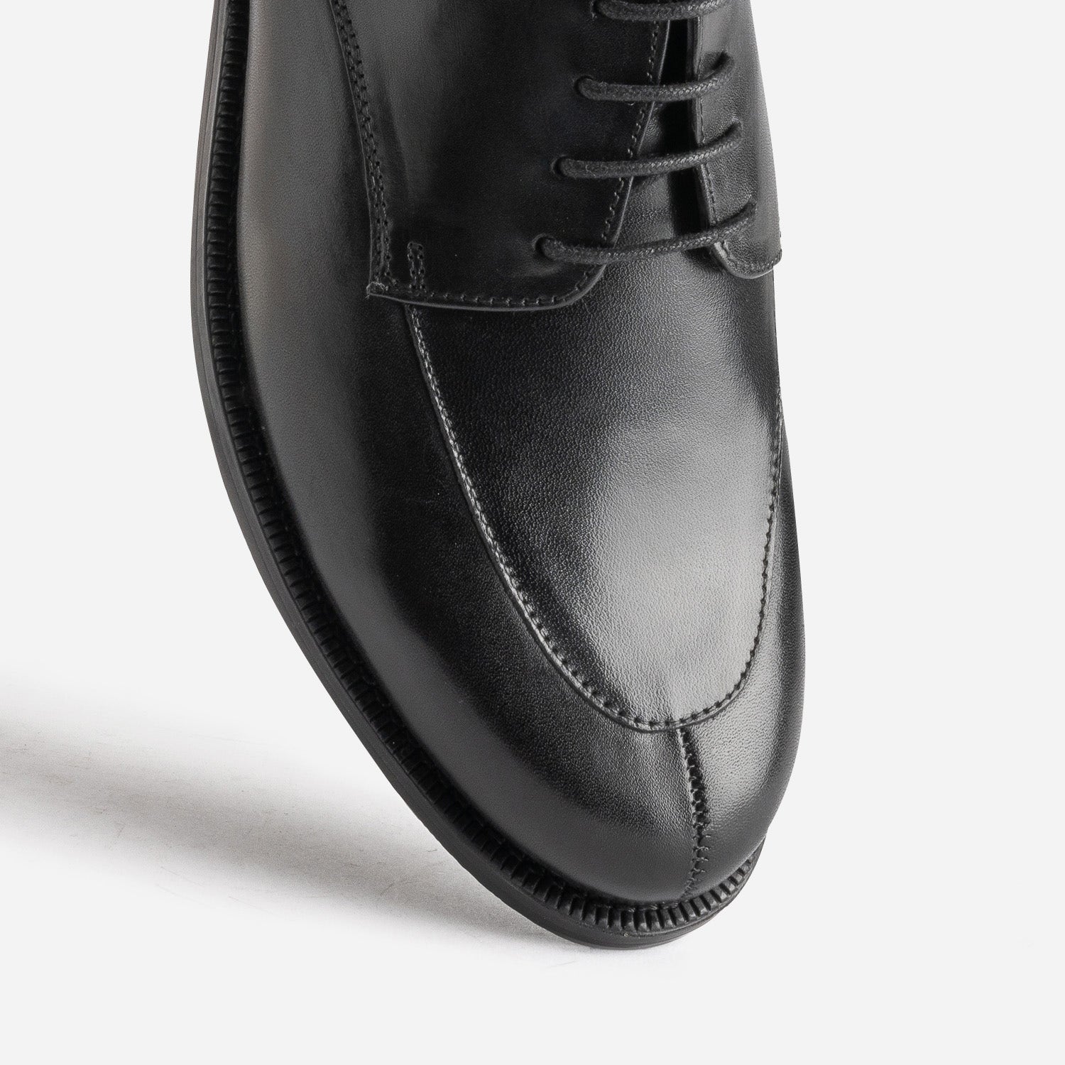 Derby noir cuir