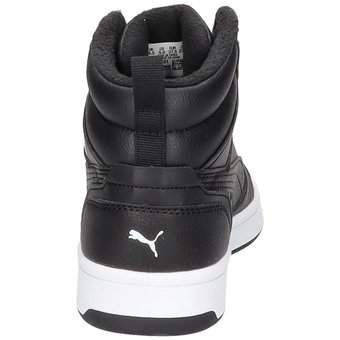 PUMA Rebound V6 Mid WTR Jr Sneaker in schwarz