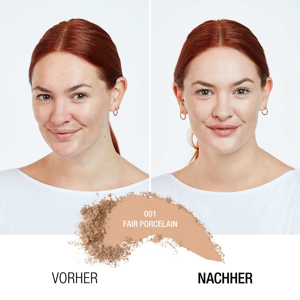 Puder-Foundation Lasting Perfection Fair 001 Porcelain, 10 g