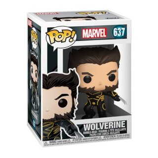 X-Men 20th Anniversary POP! Marvel Vinyl Figur Wolverine In Jacket 9 cm
