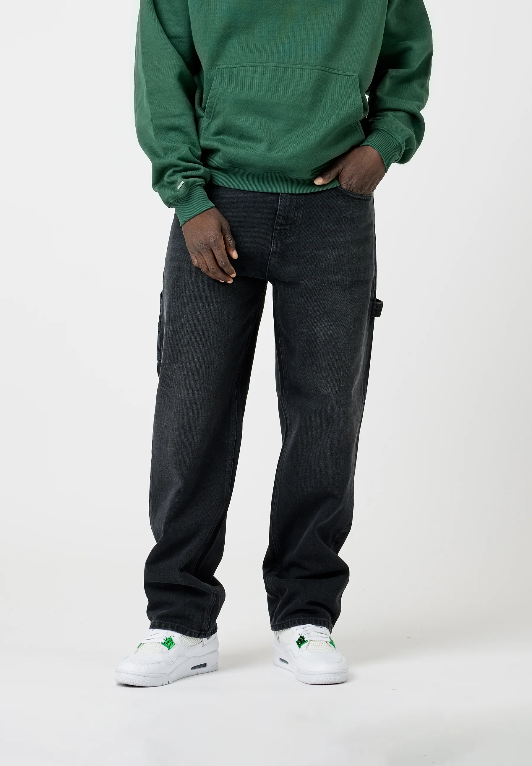 JEANS BAGGY CON LAZO EIGHTYFIVE - Vaqueros holgados