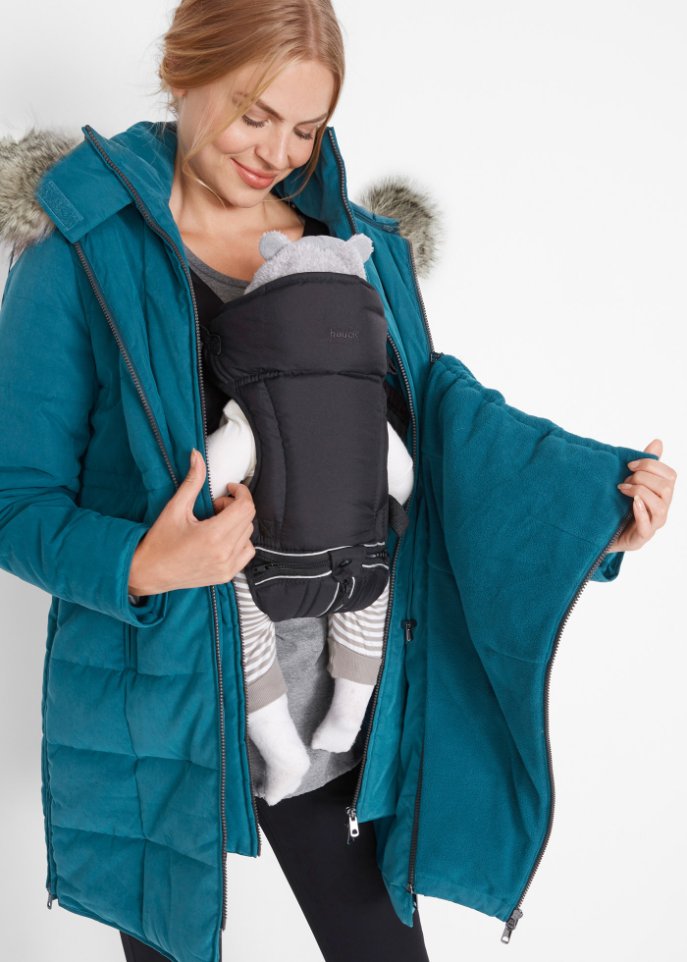 Umstandsjacke/Tragejacke, gesteppt