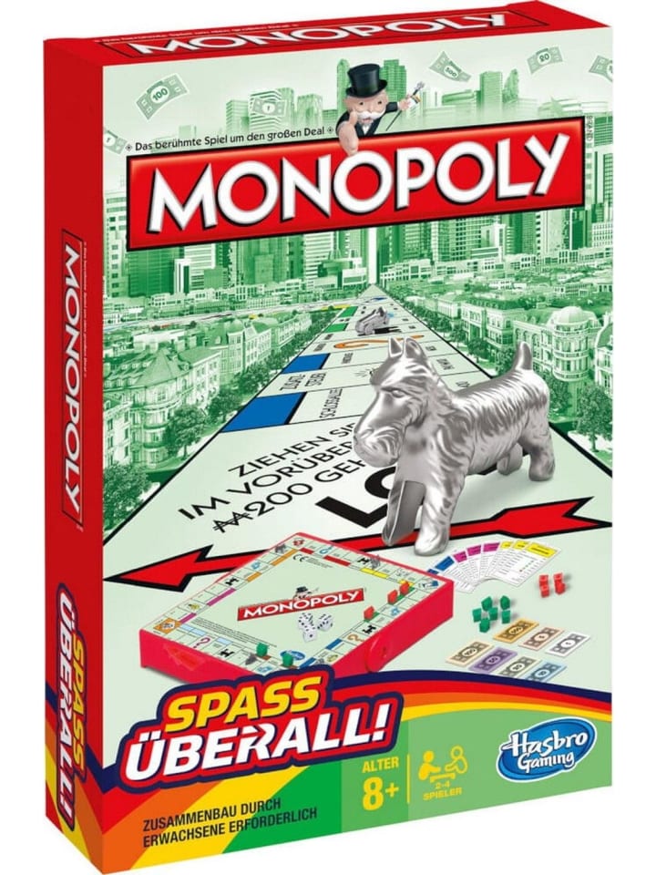Hasbro Monopoly Kompakt in ab 8 Jahre günstig kaufen onesize