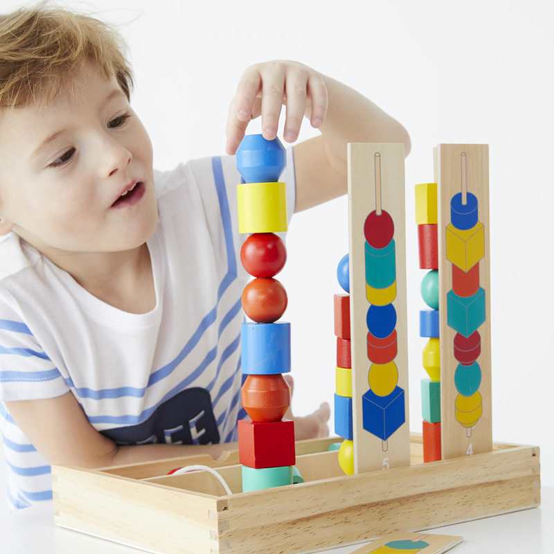 Jeux de perles en bois éducatif Oxybul