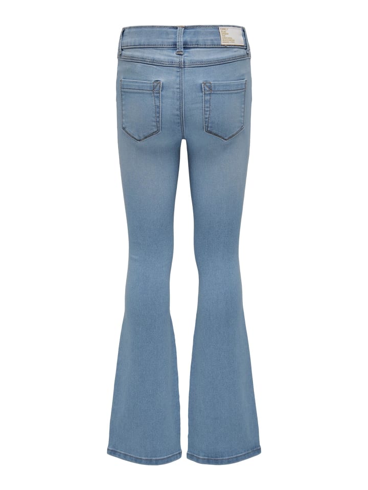 KIDS ONLY Schlagjeans KOGROYAL LIFE REG FLARED in light blue denim günstig kaufen