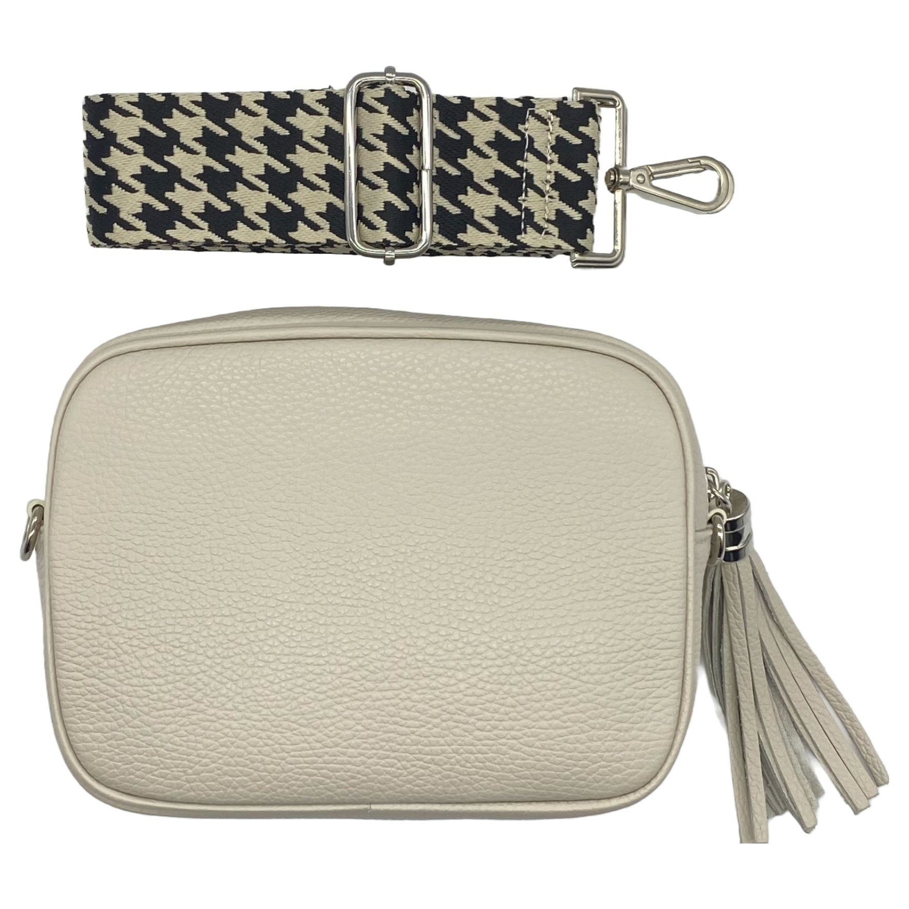 Cocopop Studio Aufbewahrungstasche Eckige Tasche mit Zic Zac Gurt ohne Leder 