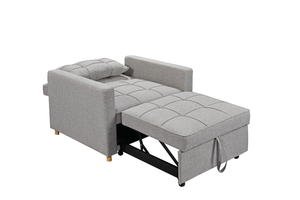 Happy Home Happy Home Schlafsessel inkl. Kissen HSP103-HGR Hellgrau