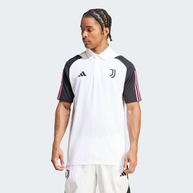 adidas Juventus Turin Tiro 23 Cotton Poloshirt Langarmshirt Herren