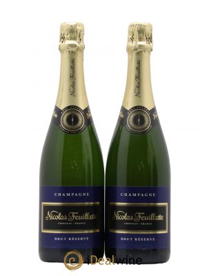 Champagne Nicolas Feuillate Brut Reserve  - Lot de 2 Bouteilles