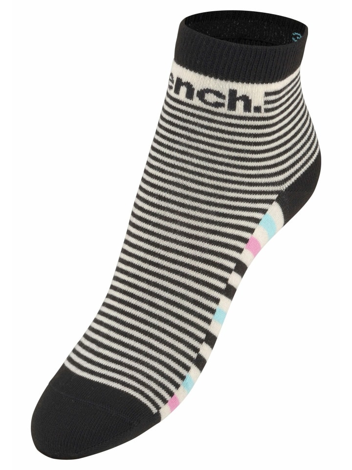 Bench Kurzsocken in bunt-gestreift günstig kaufen 35-38