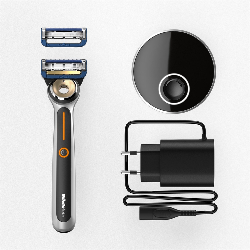 gillette GilletteLabs Rasoir Chauffant Kit de démarrage Lames de Rasoir