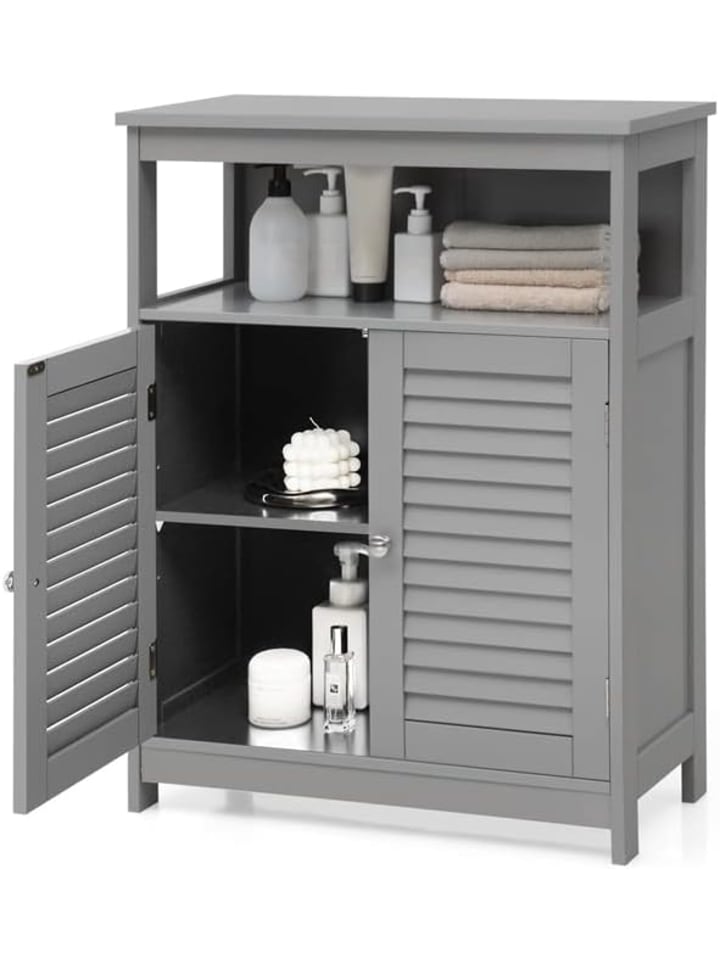 COSTWAY Badezimmerschrank in Grau günstig kaufen onesize