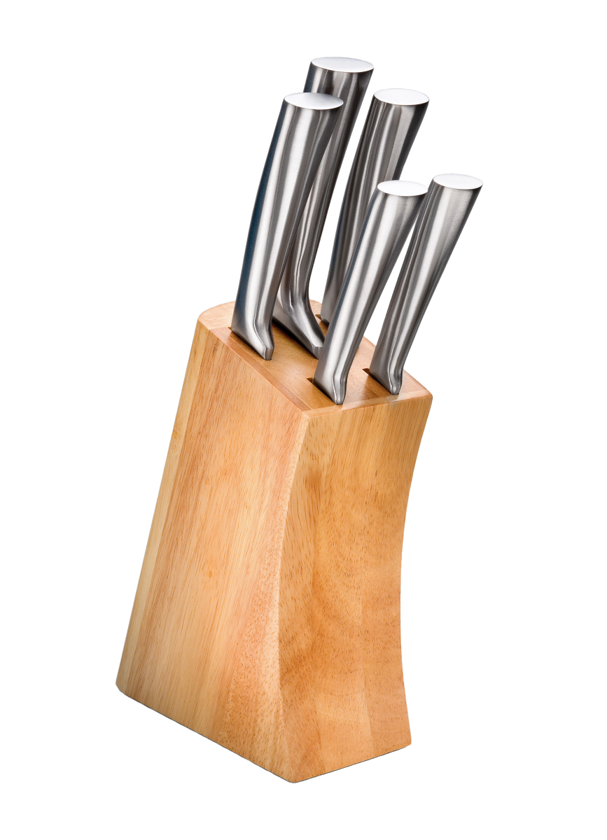 Justinus 6-tlg Messerblock New Steel Design