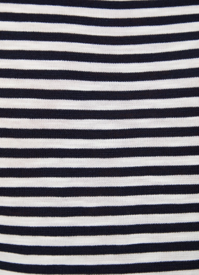 Marc O'Polo long-sleeved shirt with stripe print and boat neckline