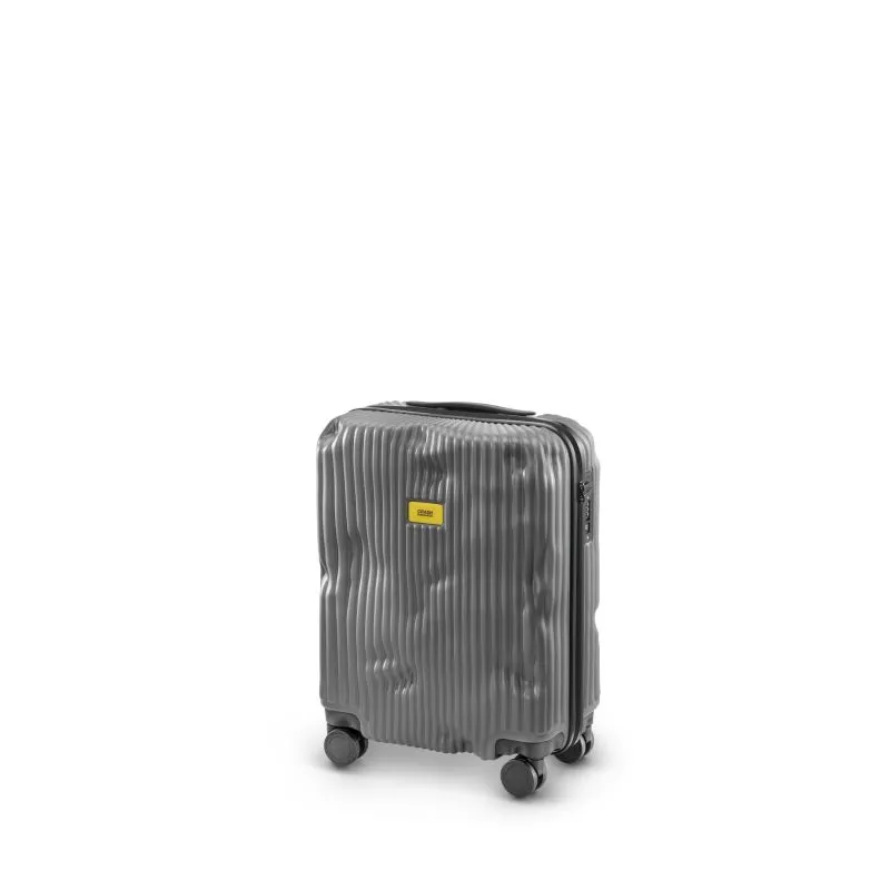 Crash Baggage Stripe Kabinengepäck S (55 cm) - Smoke Grey