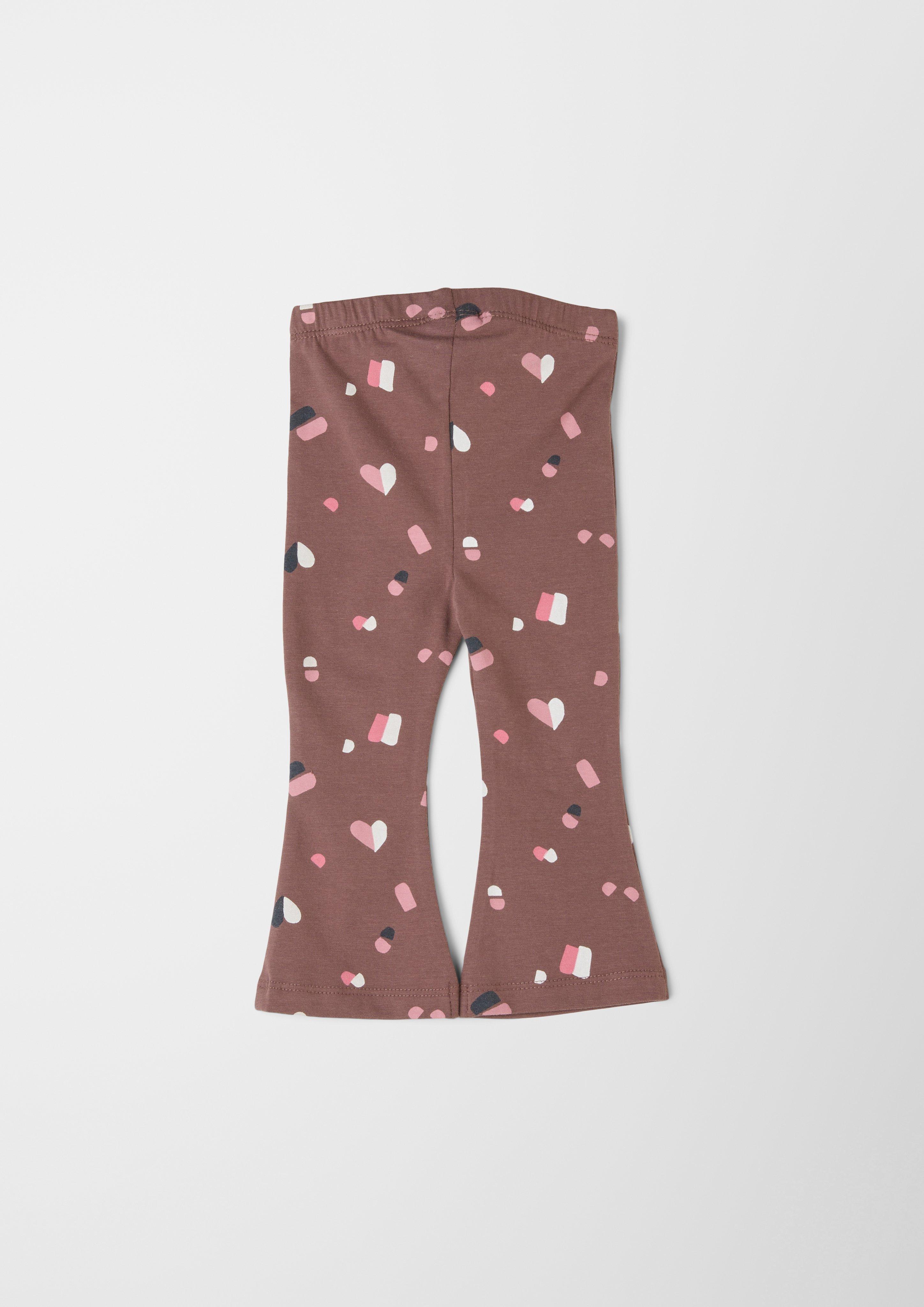 Musterleggings mit Flared leg  2119924-47A4