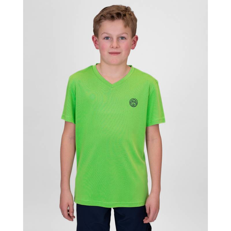 BIDI BADU Crew Inside Out Junior V-Neck Tee Tennisshirt Jungen