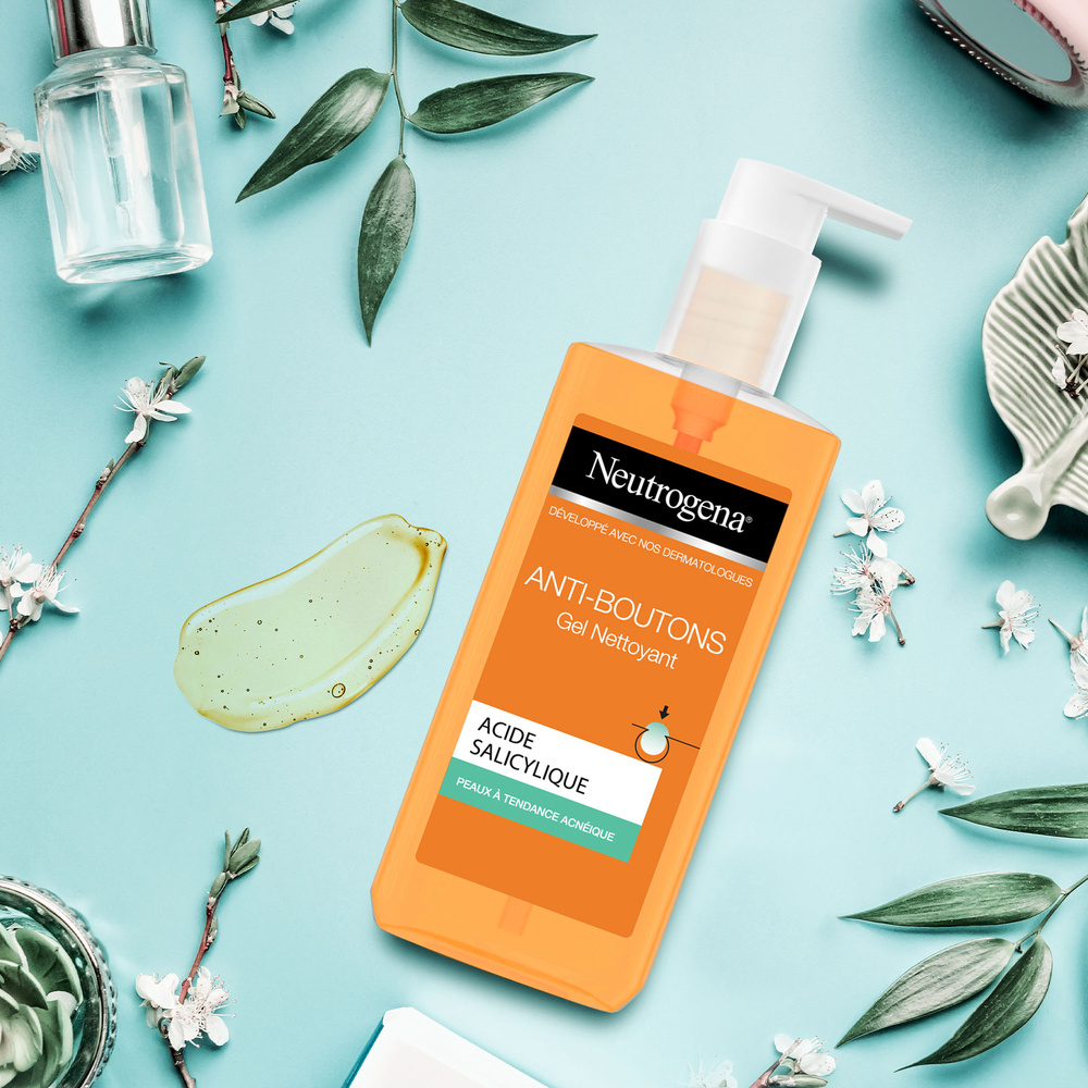 neutrogena Gel oyant Visage Anti-Boutons à l’acidesalicylique, 200 ml Soin visage