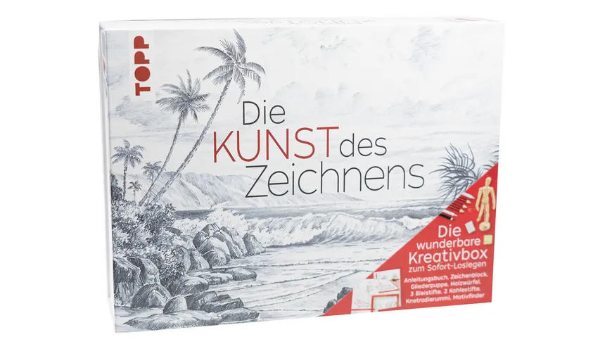Die Kunst des Zeichnens - Die wunderbare Kreativbox Die Grundausstattung zum Zeichnen lernen