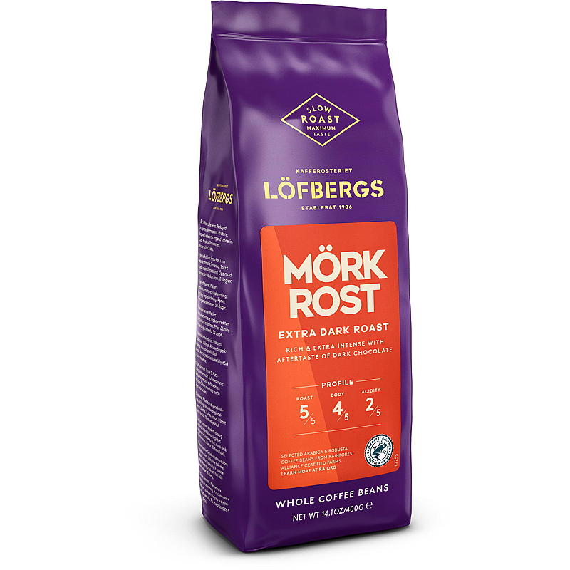 Löfbergs Kaffebønner 400 g Mörkrost Löfbergs