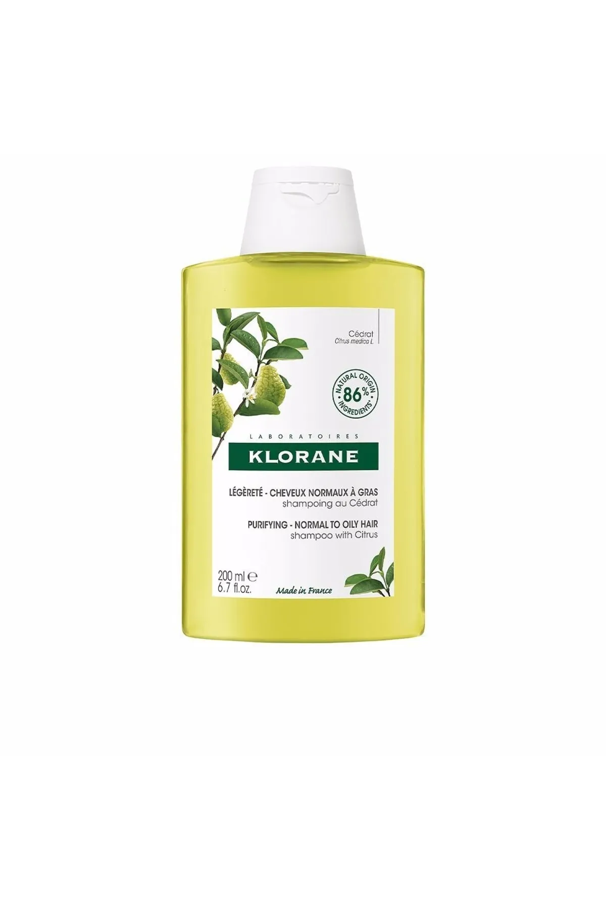 Klorane  A La Cidra Leichtes Shampoo Für normales/fettiges Haar Klorane 400 ml