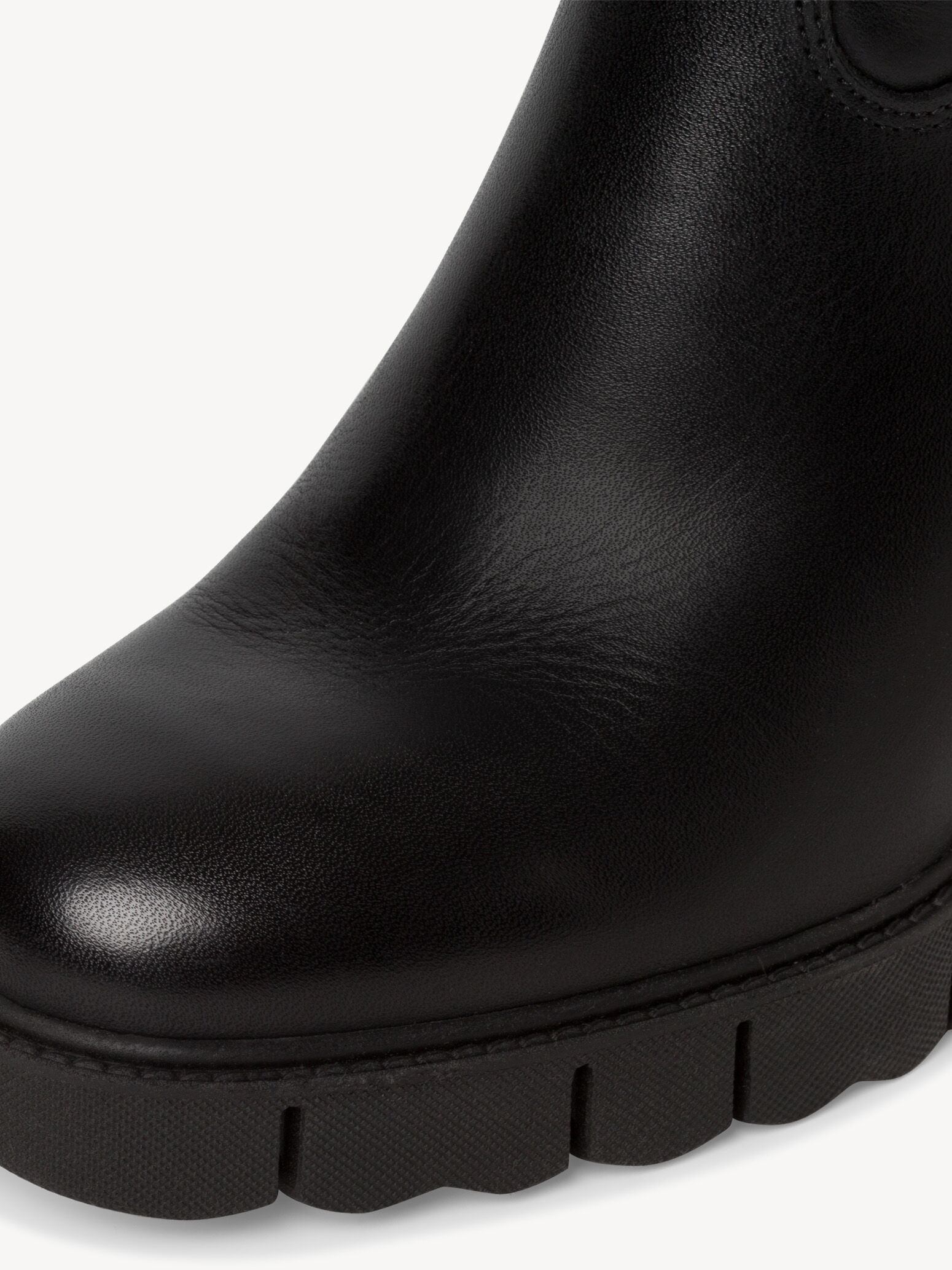 Bottes en cuir - noir