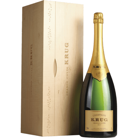 CHAMPAGNE KRUG - GRANDE CUVÉE JEROBOAM EDITION 161 - CAISSE BOIS