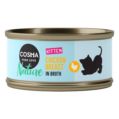 Sparpaket Cosma Nature Kitten 24 x 70 g